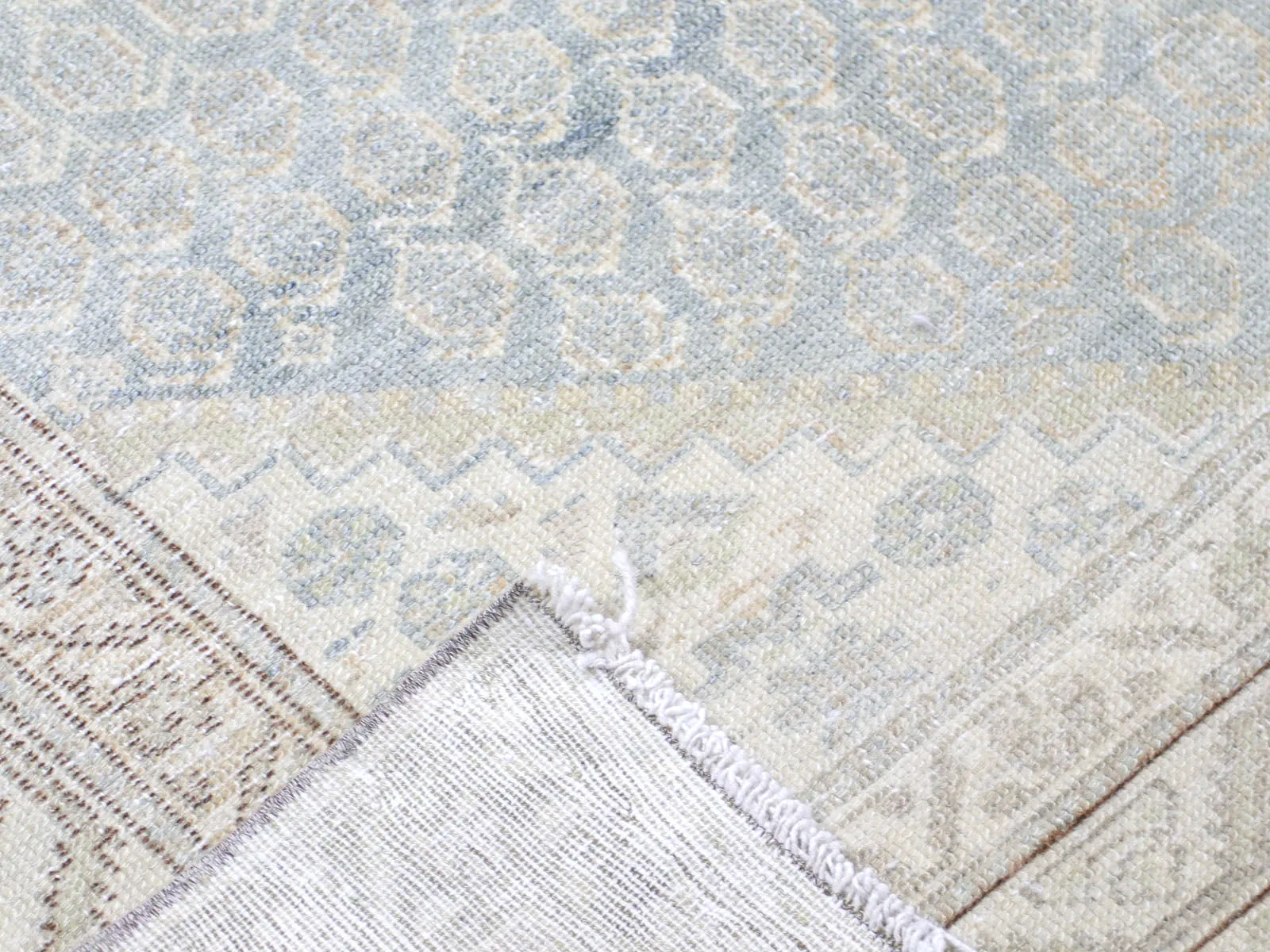 Semi Antique Persian Melayer Runner - 3'5" x 15'1"