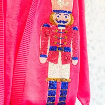 Sequin Nutcracker Cardigan