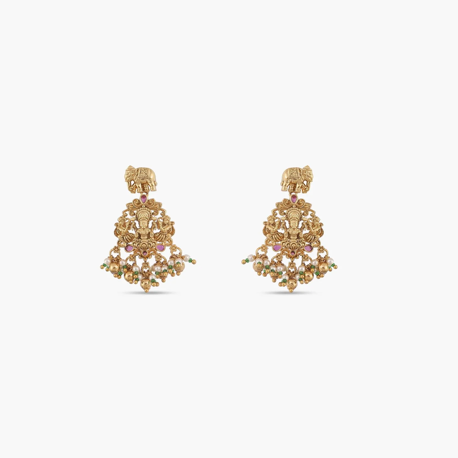 Shreya Temple Necklace Set