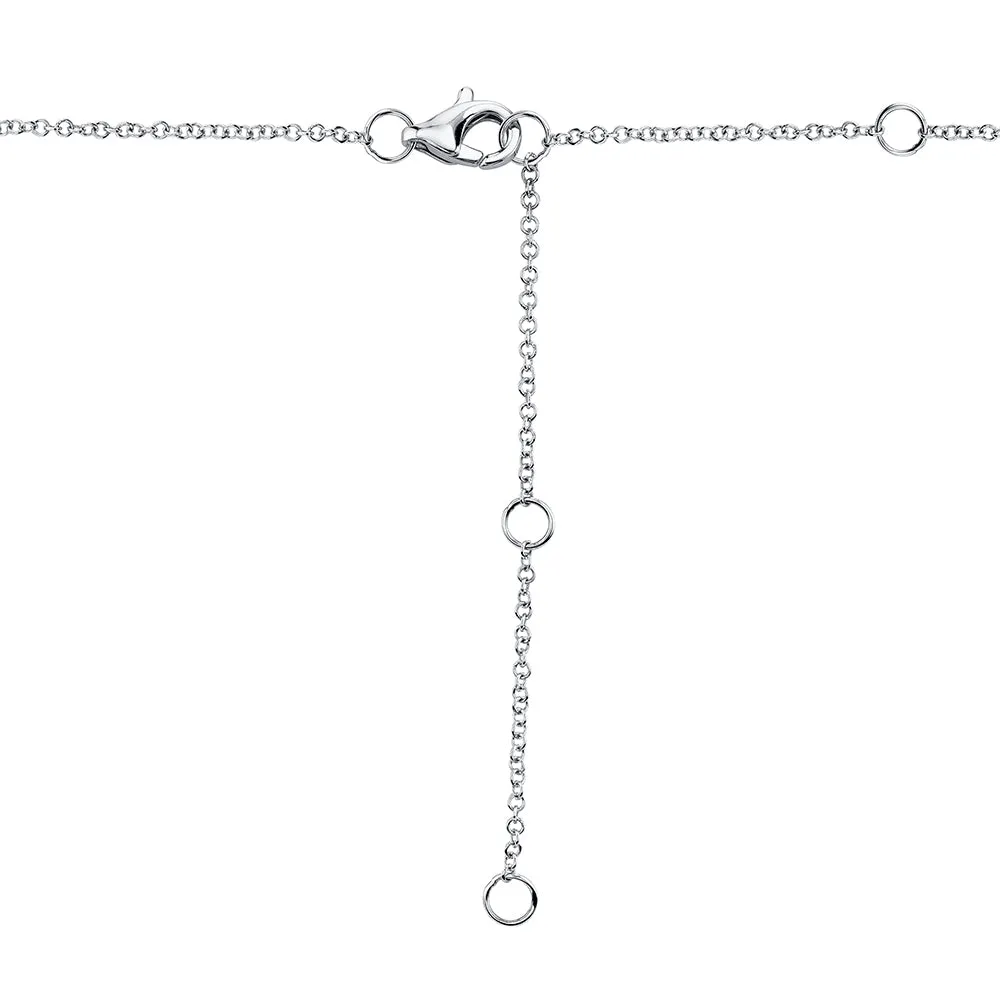 Shy Creation Diamond V-Shape Necklace