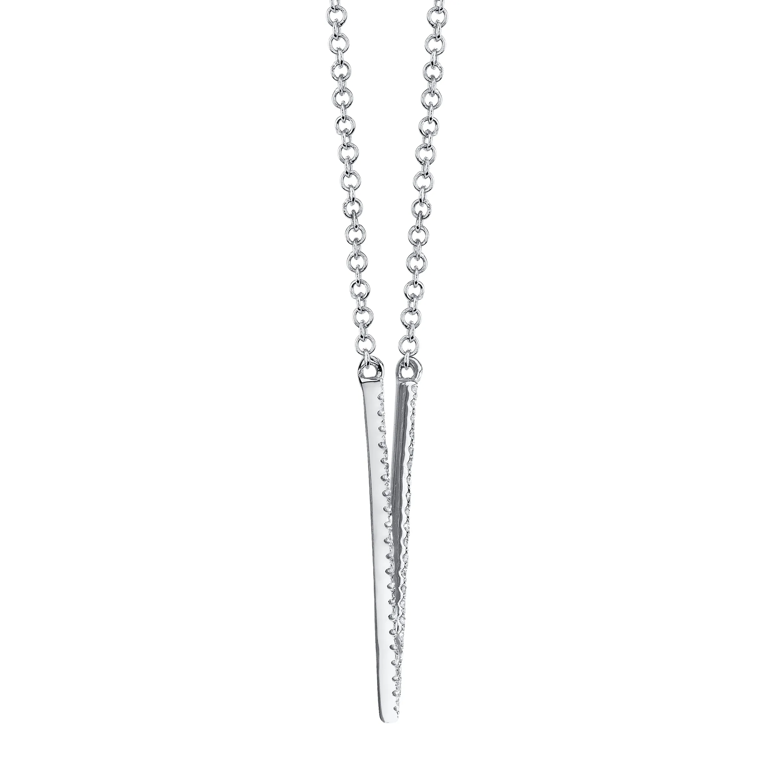 Shy Creation Diamond V-Shape Necklace
