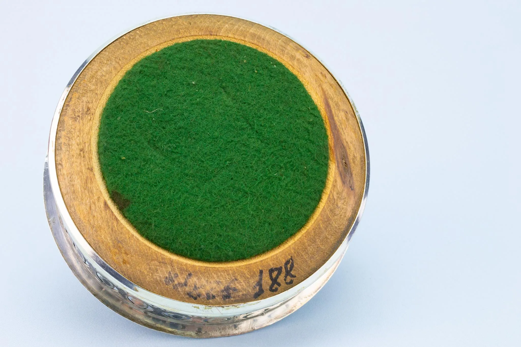 Silver Plated Medium Traditional Coaster, English Early 1900s