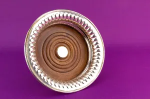Silver Plated Wine Bottle Coaster, English Early 1900s