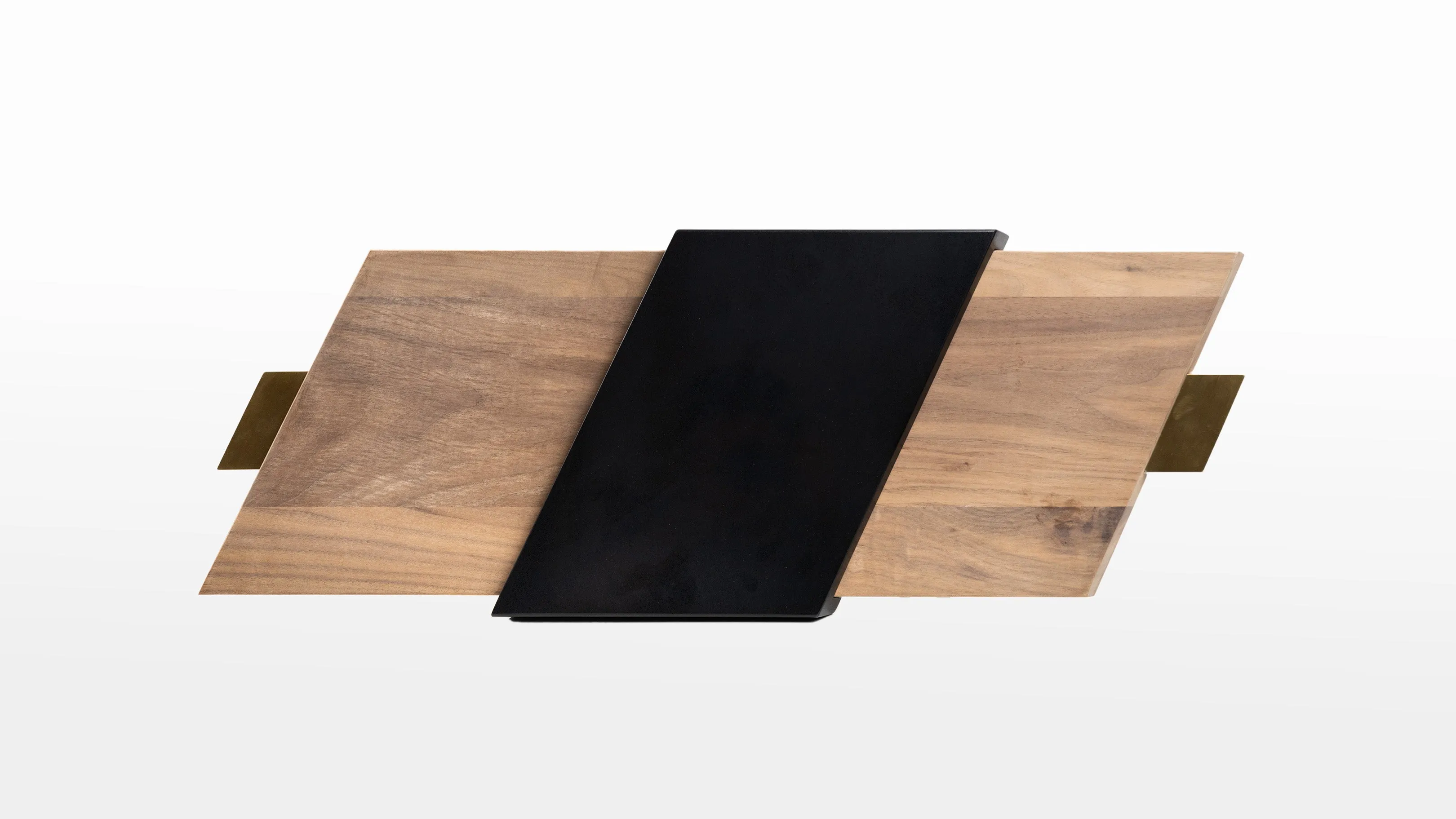 Slide Serving Tray In Walnut