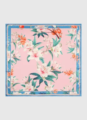 Small Scarf - Lavish Print in Pink