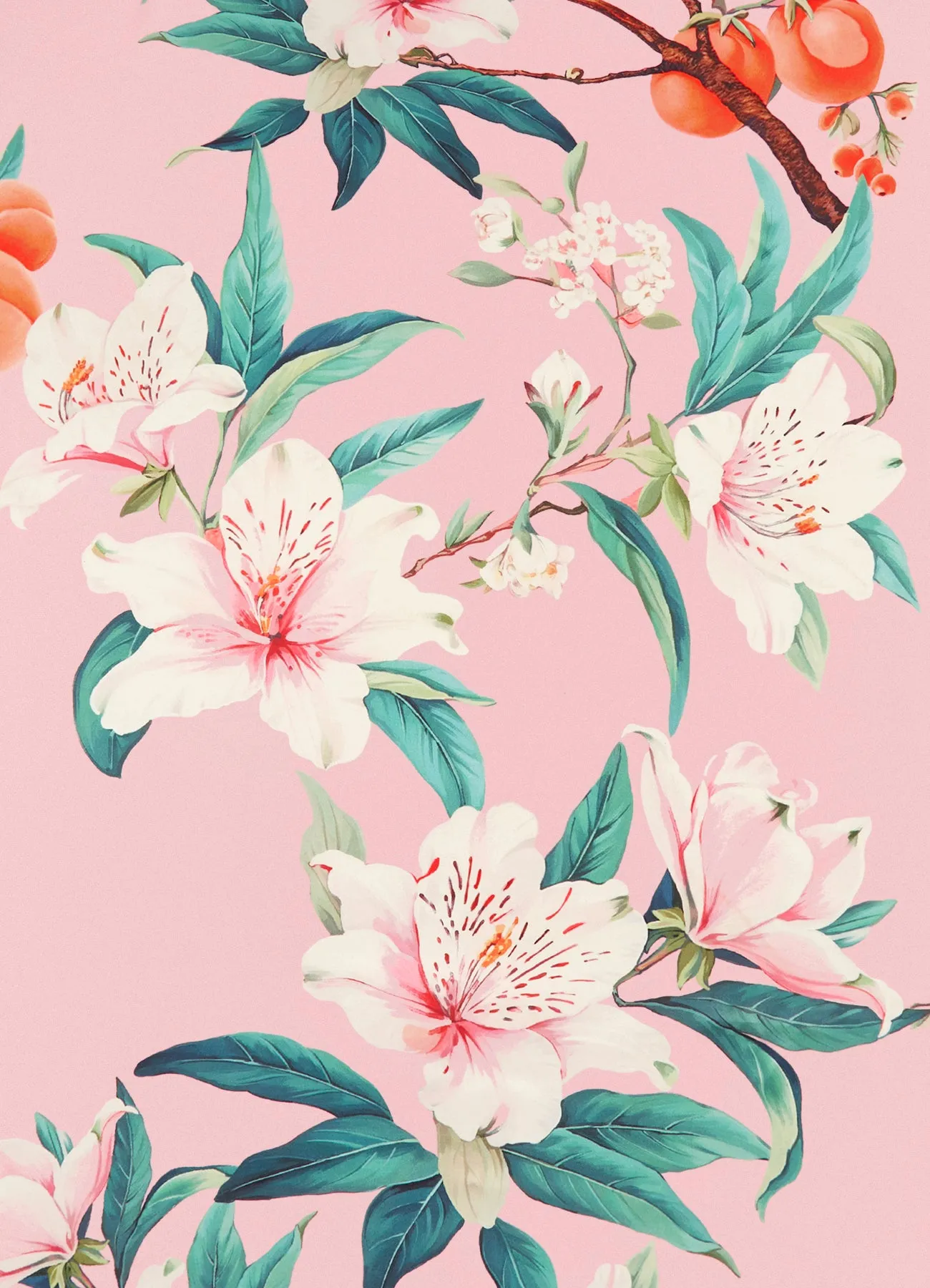 Small Scarf - Lavish Print in Pink