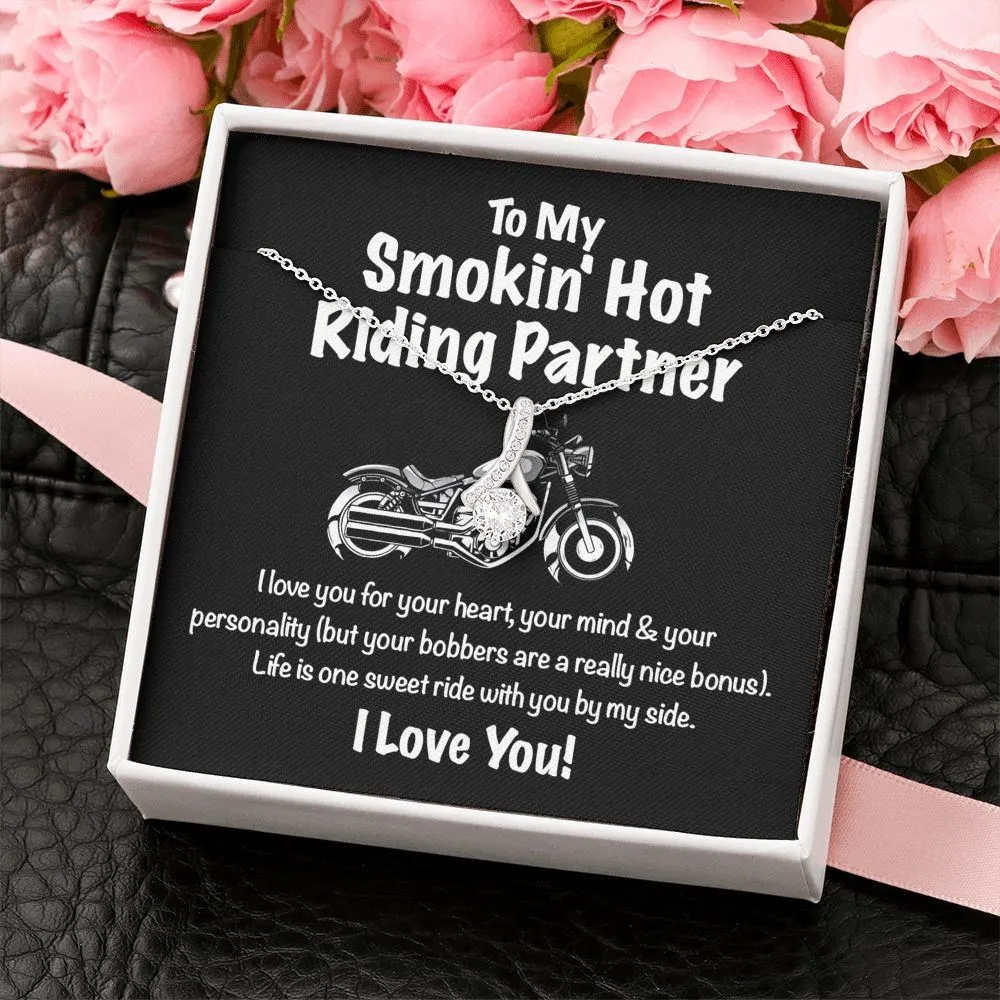 Smokin' Hot Riding Partner Valentine's Day Necklace