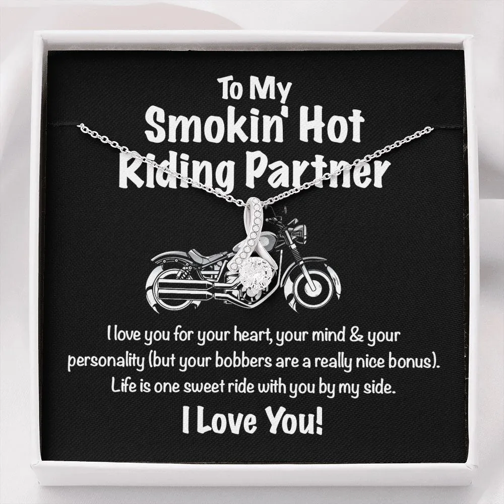 Smokin' Hot Riding Partner Valentine's Day Necklace