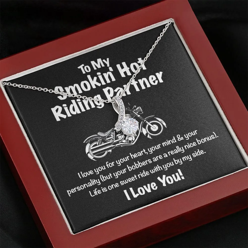 Smokin' Hot Riding Partner Valentine's Day Necklace