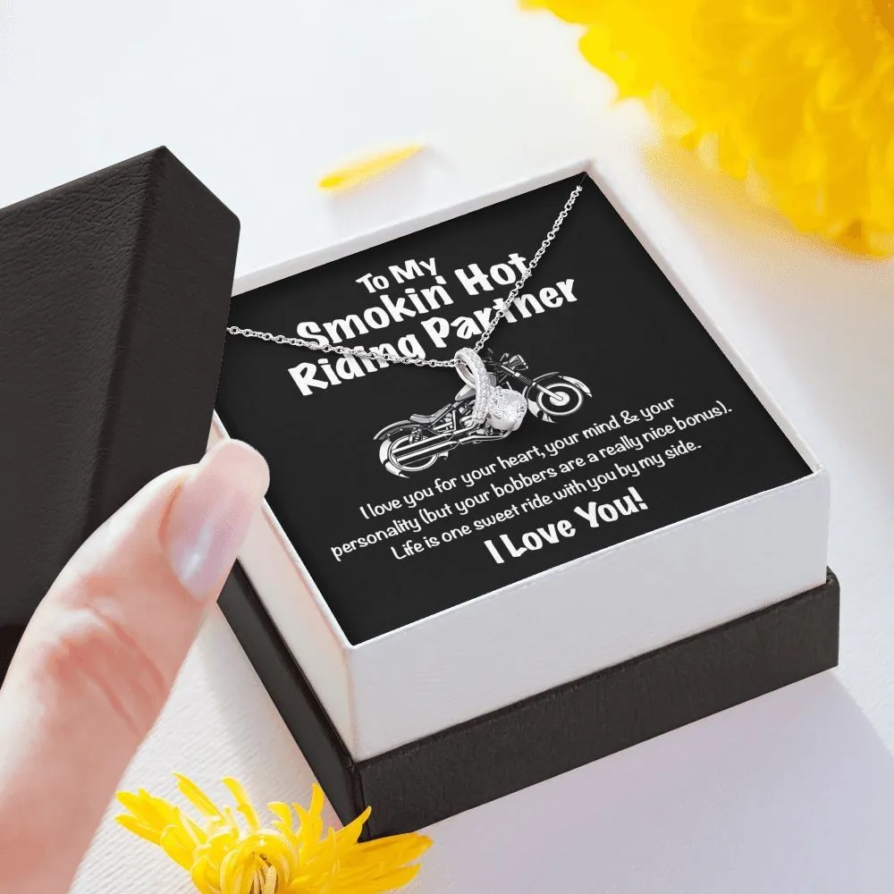 Smokin' Hot Riding Partner Valentine's Day Necklace