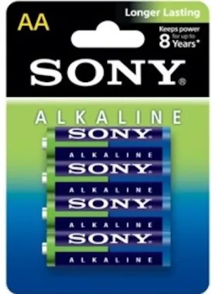 Sony Alkaline AA x 4PCS Battery Pack
