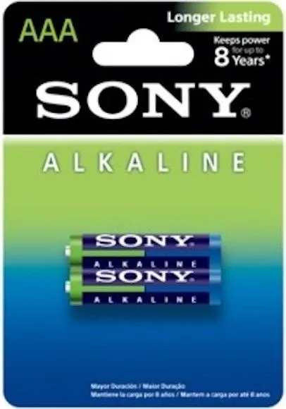 Sony Alkaline AAA x 2PCS Battery Pack