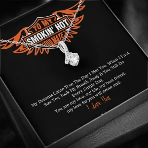 Soulmate - My Dreams Came True The Day I Met You - Alluring Beauty Infinity Necklace Message Card