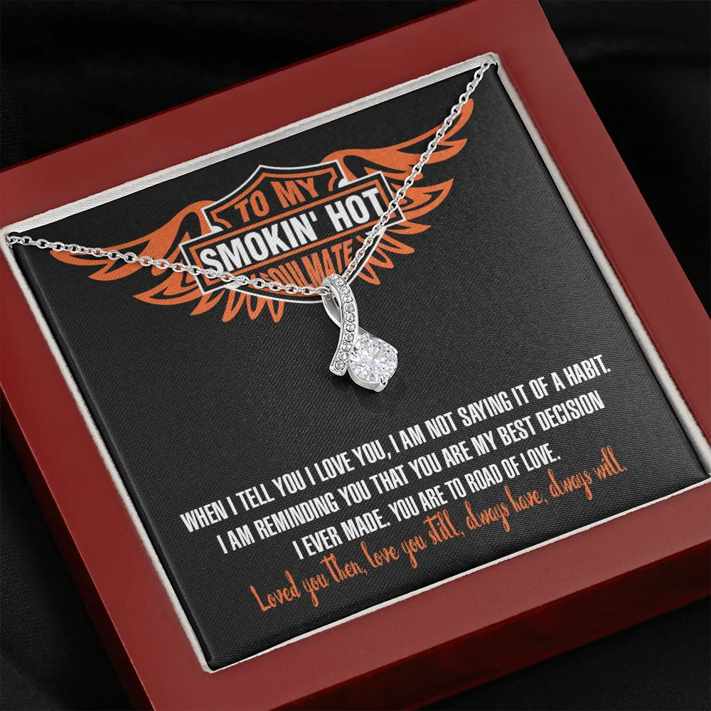 Soulmate - When I Tell You I Love You - Alluring Beauty Infinity Necklace Message Card