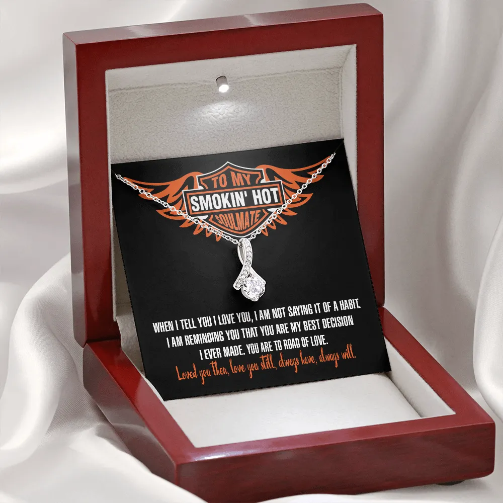 Soulmate - When I Tell You I Love You - Alluring Beauty Infinity Necklace Message Card
