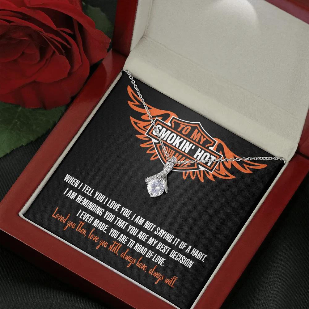 Soulmate - When I Tell You I Love You - Alluring Beauty Infinity Necklace Message Card