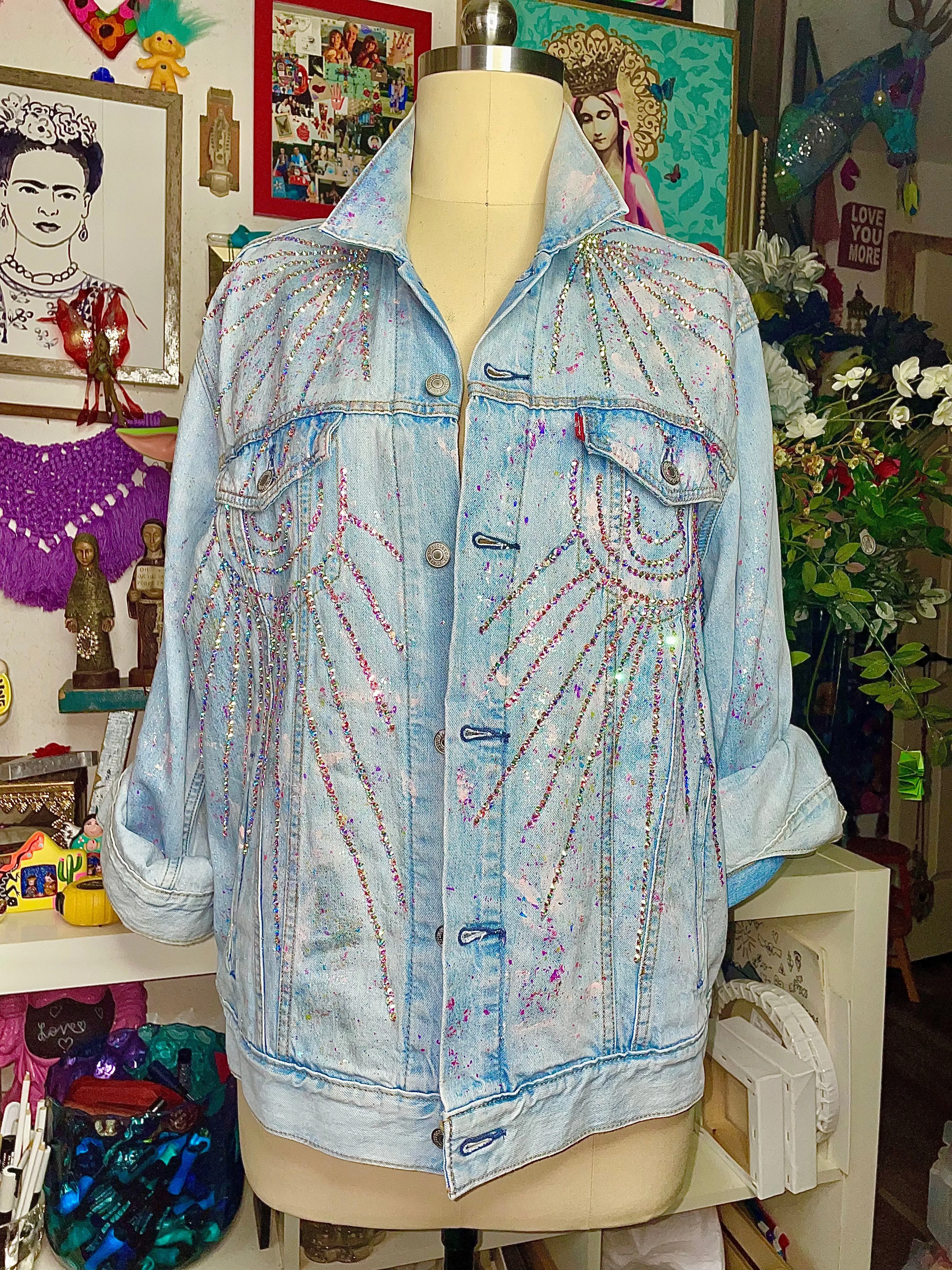 Sparkle my Love Denim Jacket