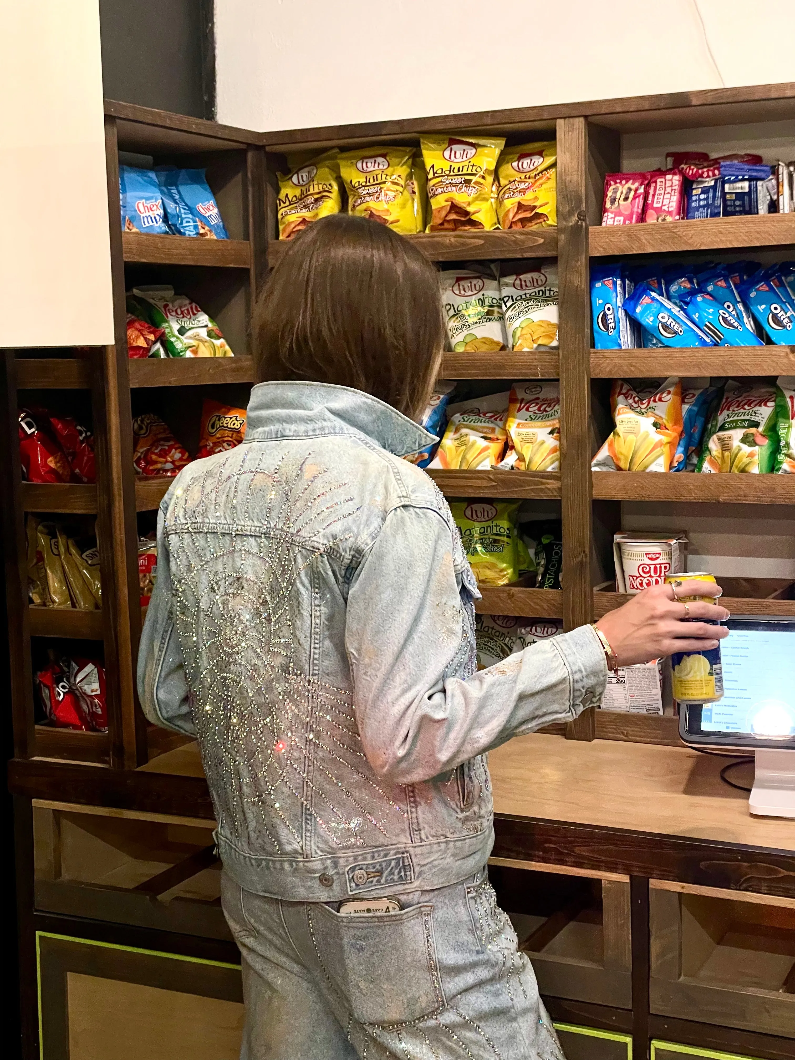 Sparkle my Love Denim Jacket