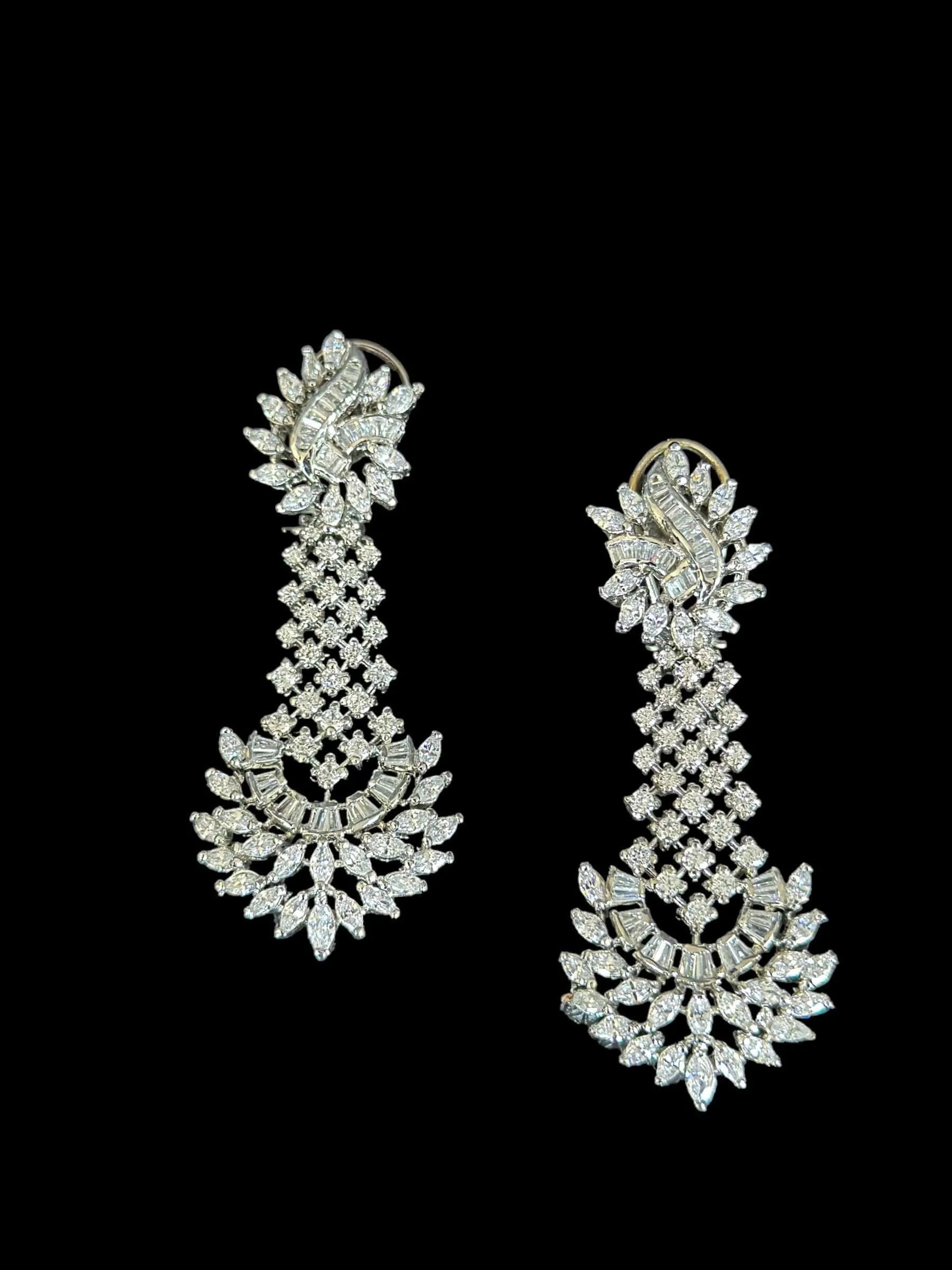 Sparkling CZ Diamond Earrings