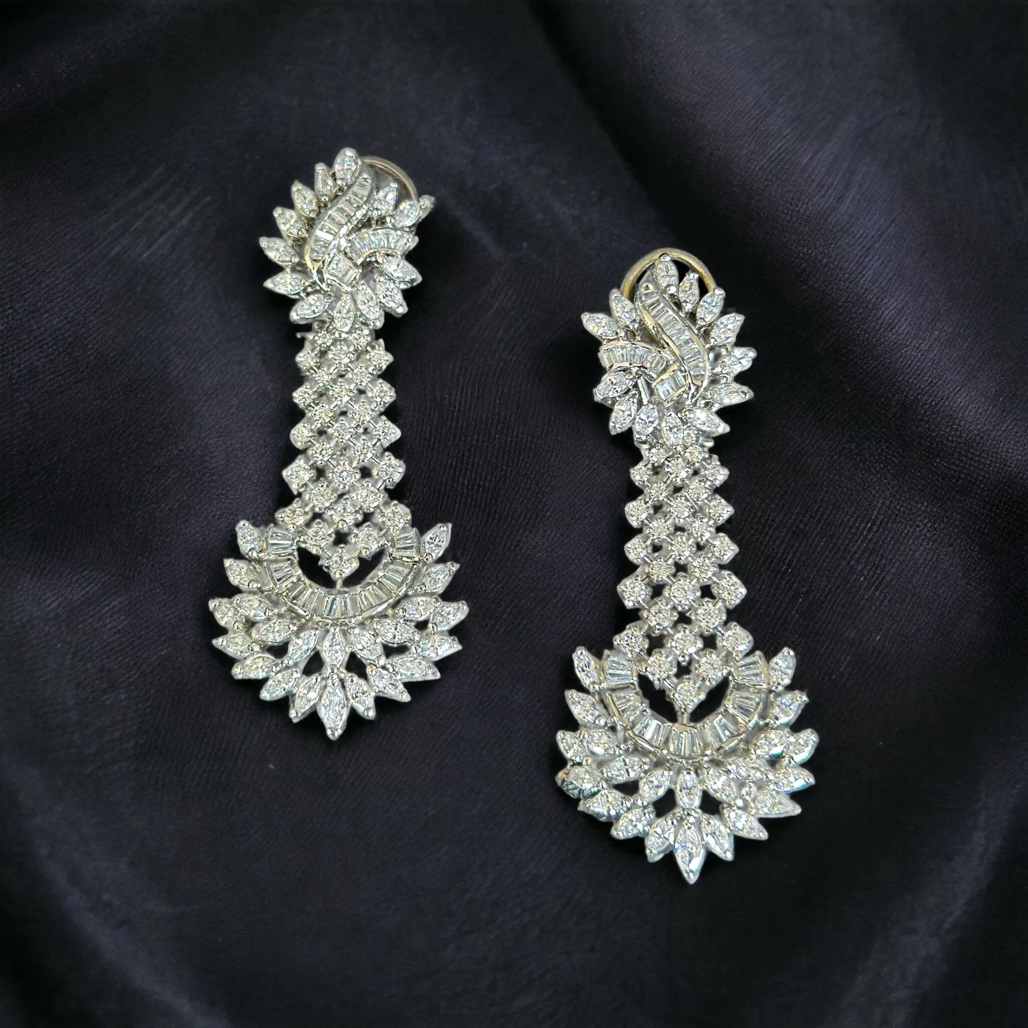 Sparkling CZ Diamond Earrings