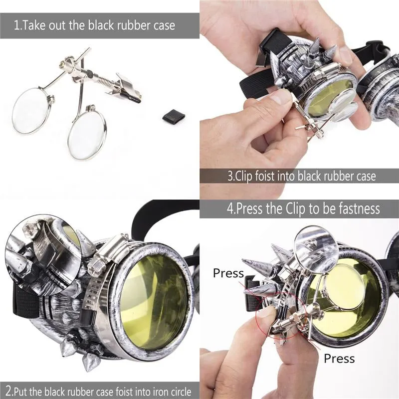 Steampunk Goggles - 3 Designs