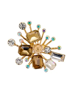 STONE SPRAY BROOCH