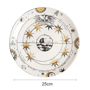 Sun Face Ceramic Wall Hanging Plate