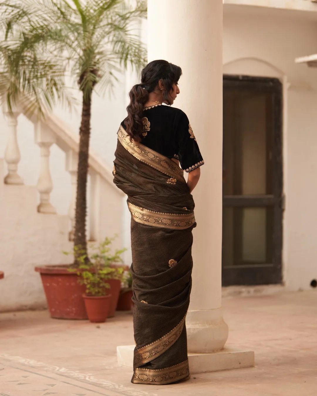 Surma Rani  phool  saree