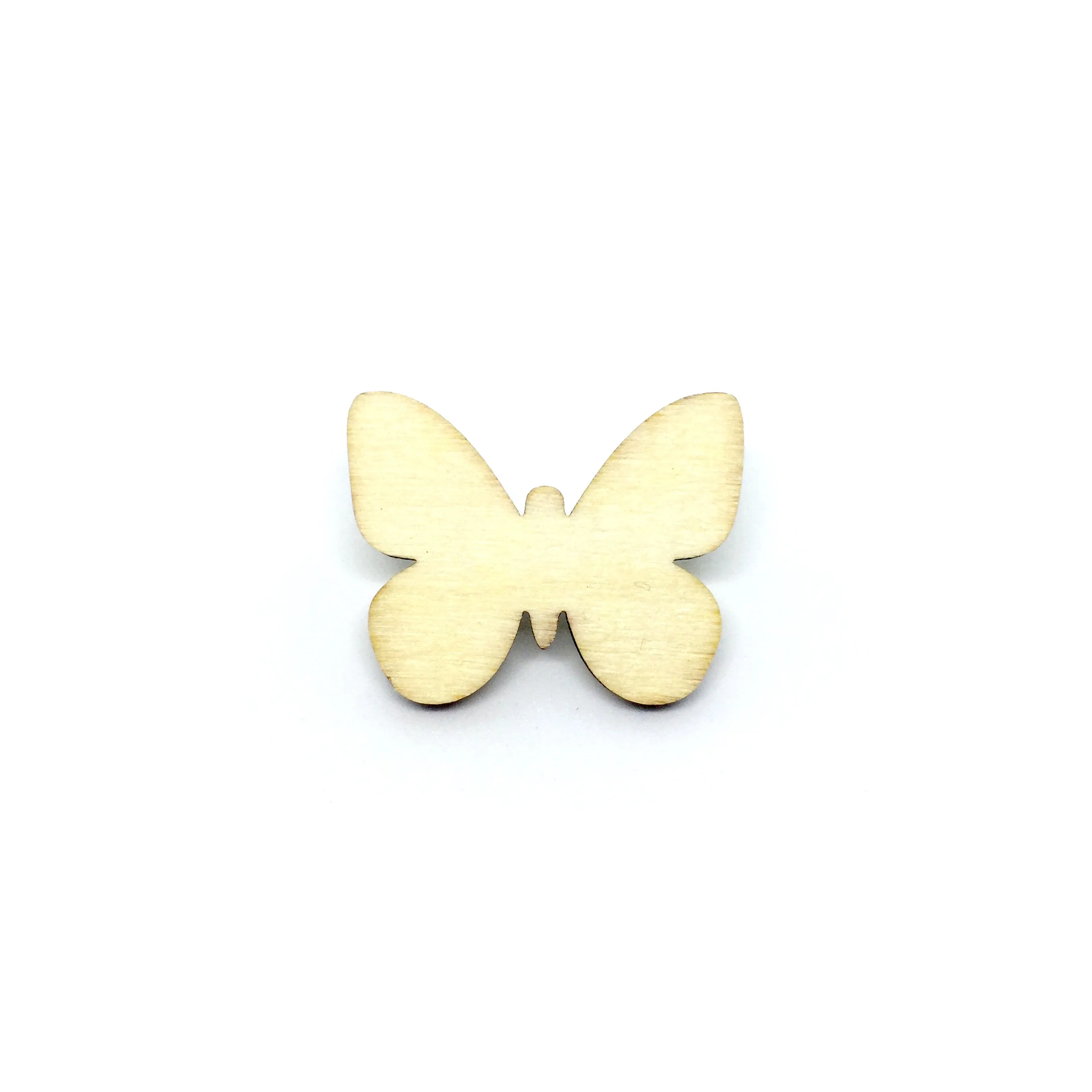 Sweet Butterfly Wooden Brooch Pin - LM