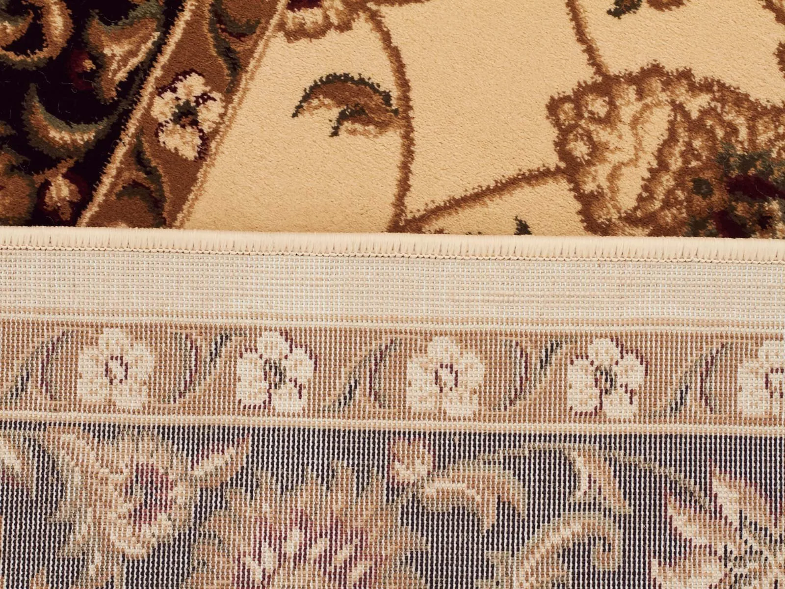 Sydney Classic Runner Ivory with Black Border Runner Rug