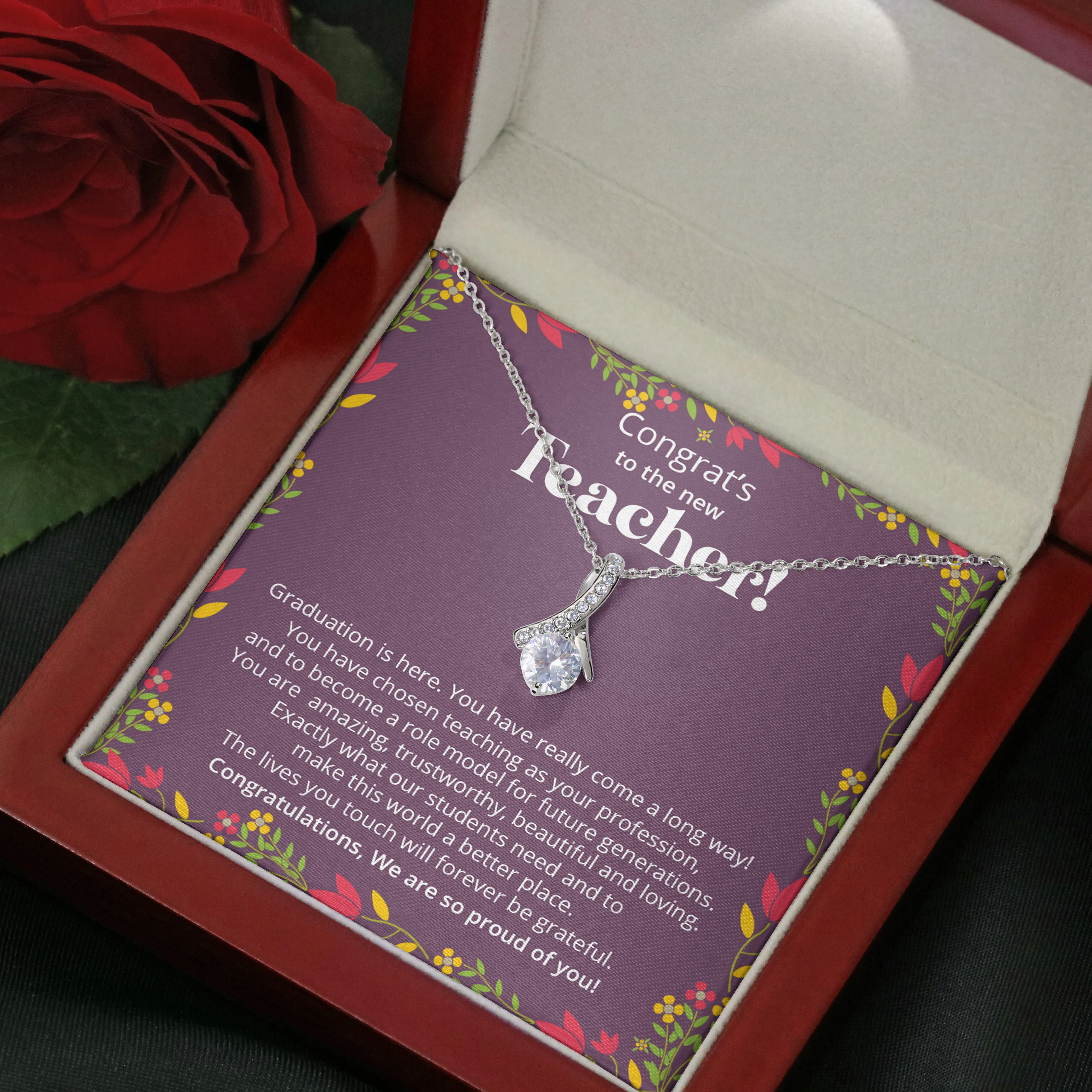 Teacher Graduation Gift - Alluring Beauty Necklace