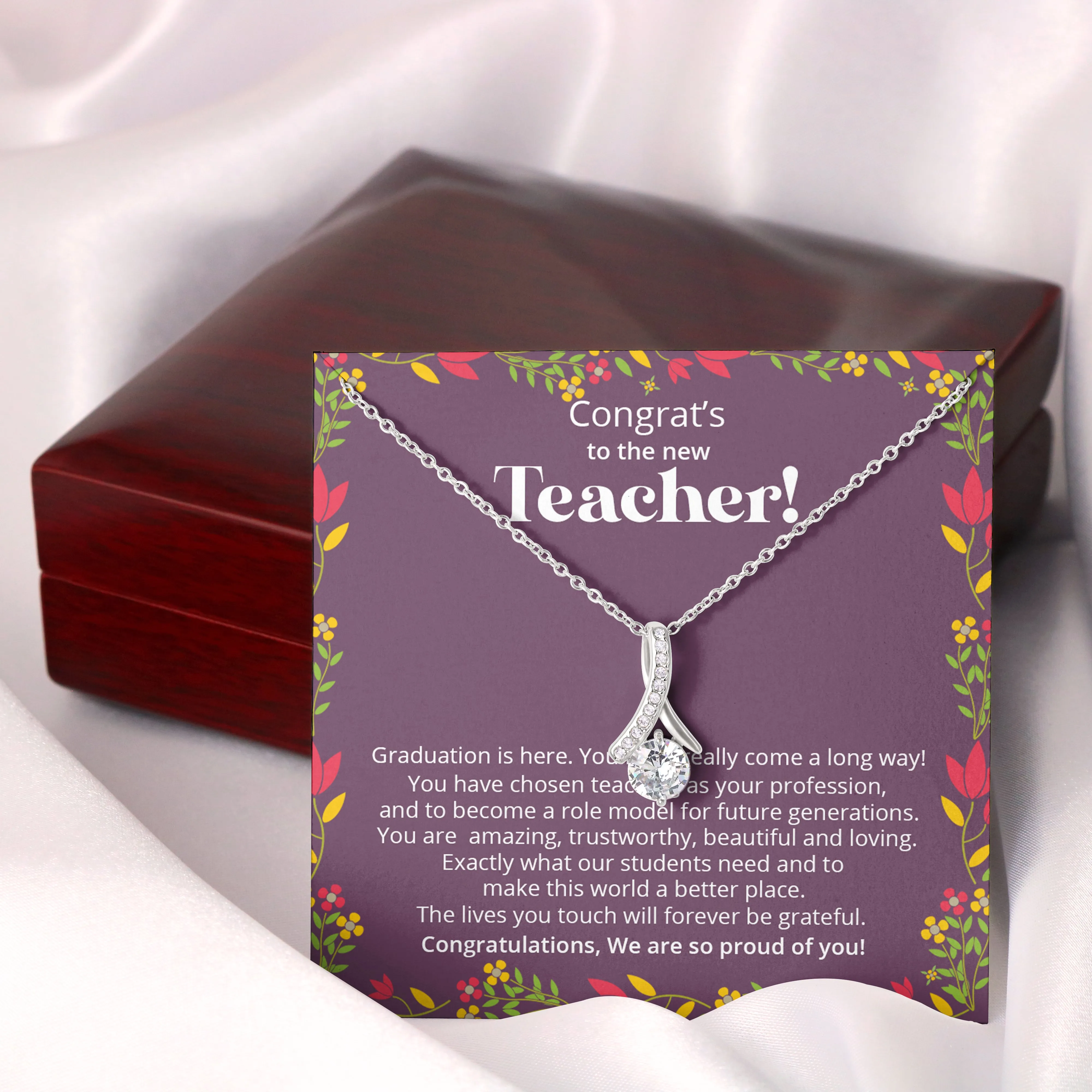 Teacher Graduation Gift - Alluring Beauty Necklace