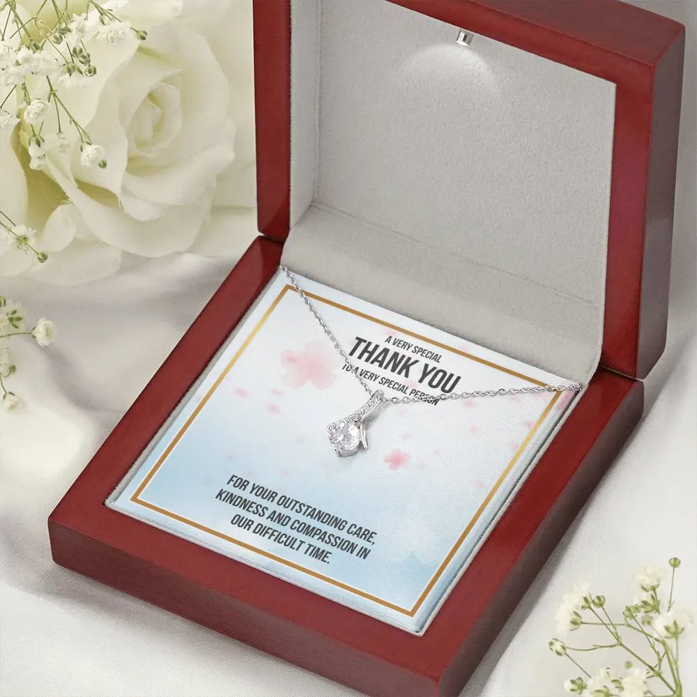 Thank You Gift For Nurse - Ribbon Necklace - Very Special Person