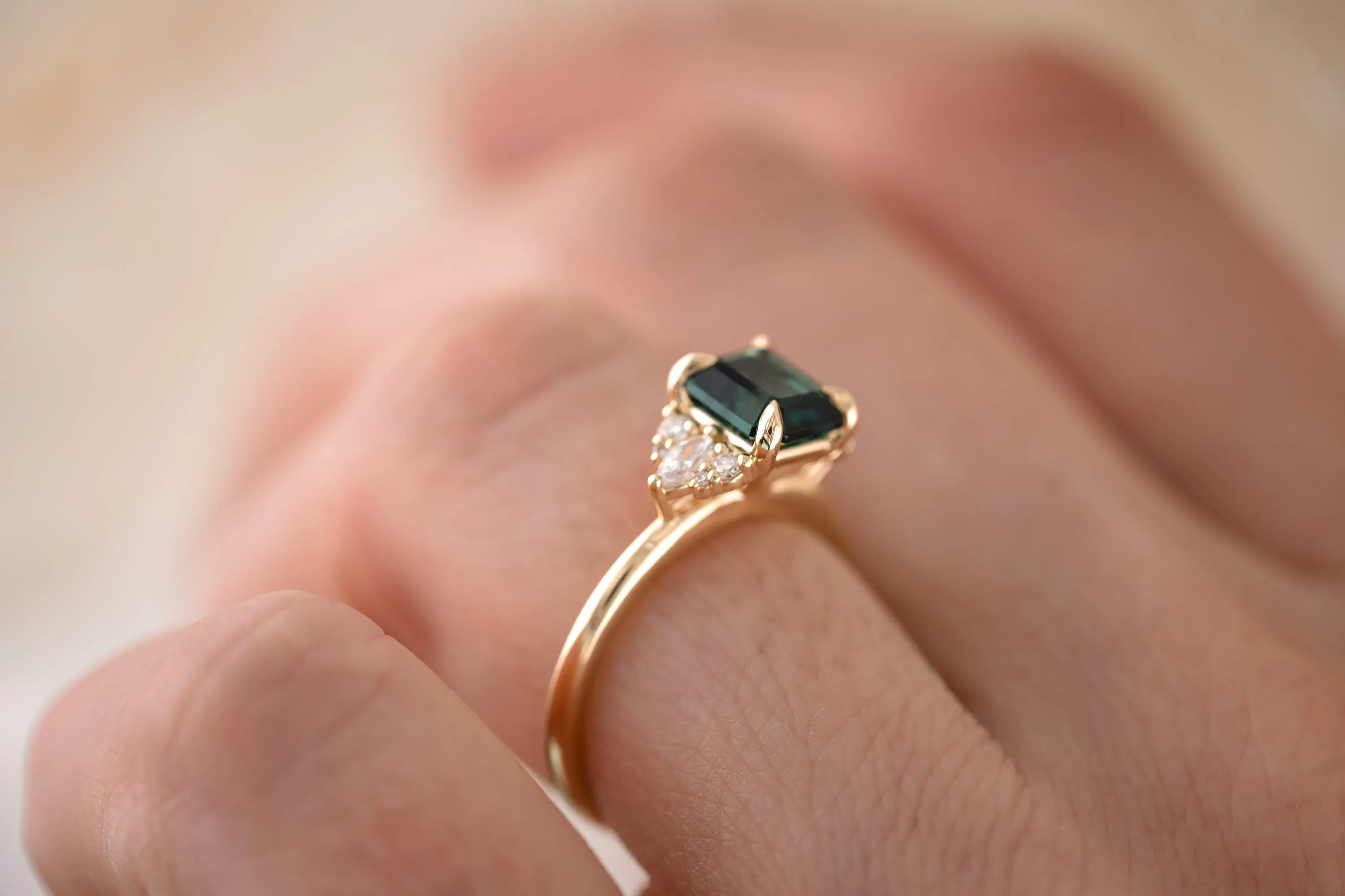The Aya 1.56 CT Indicolite Ring
