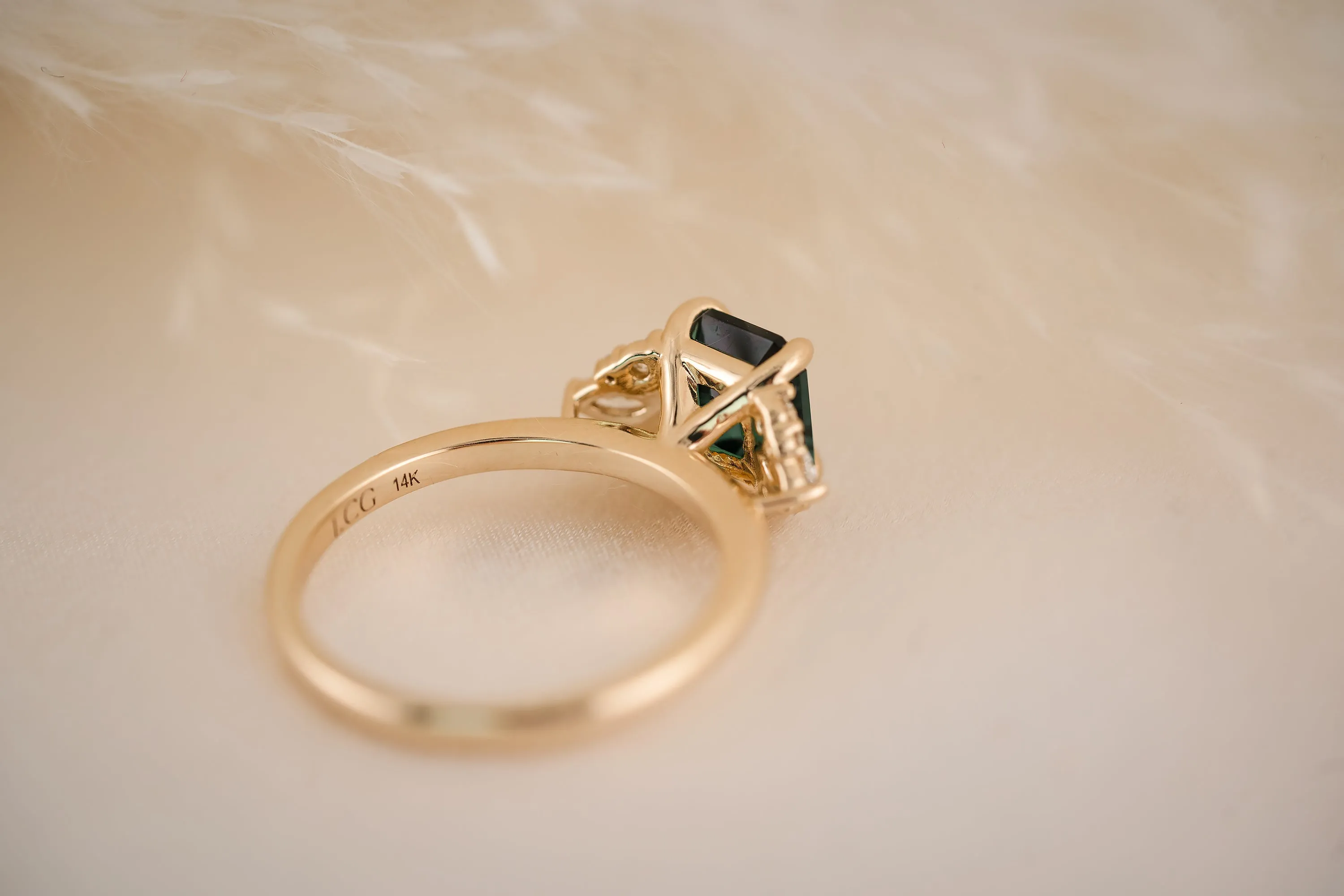 The Aya 1.56 CT Indicolite Ring