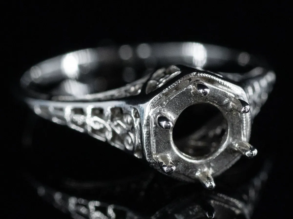 The Bartlett Semi-Mount Engagement Ring