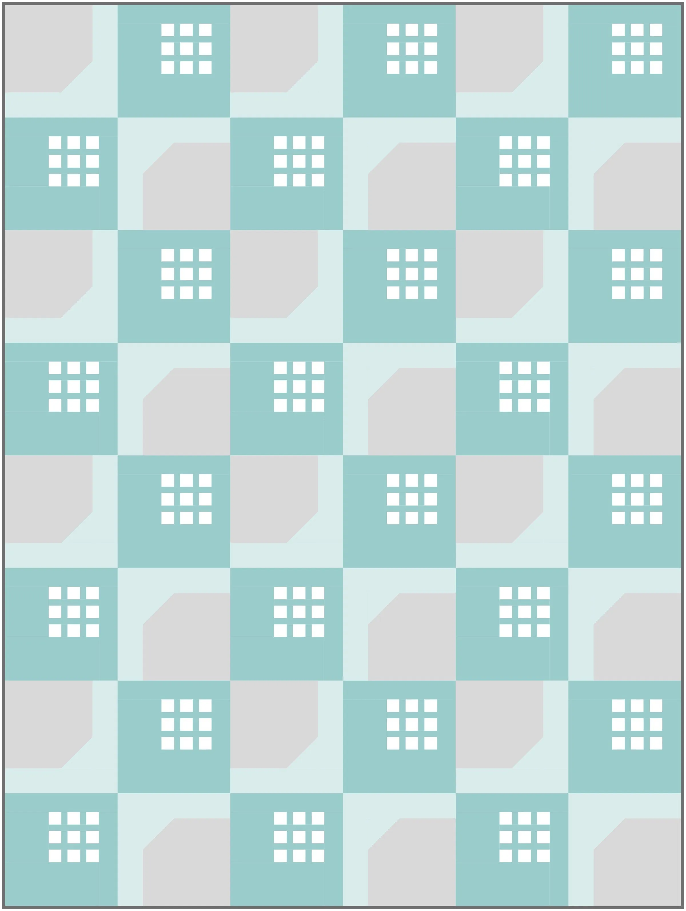 Three Squared Quilt Block Pattern