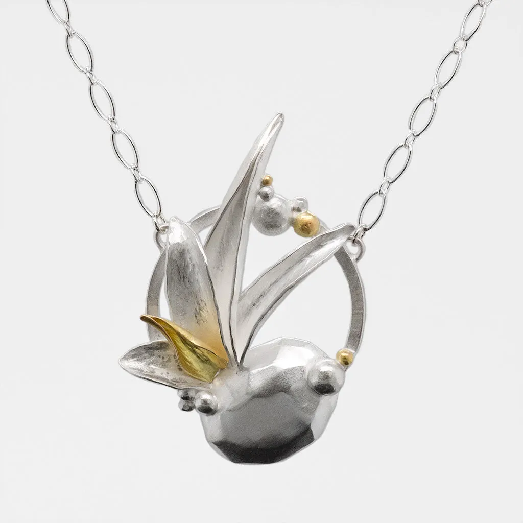 Thrive Silver and Gold Necklace