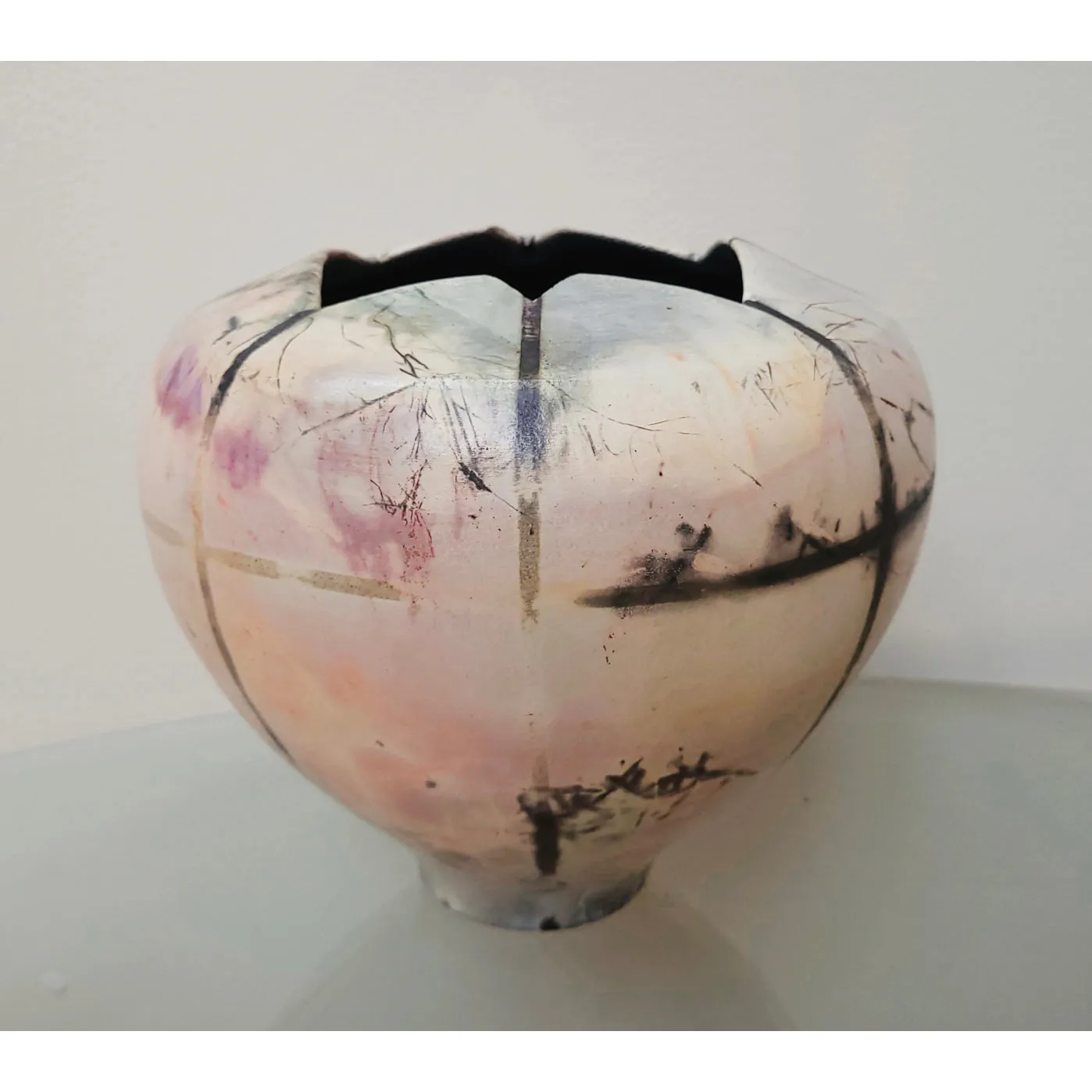 Through Window Panes-Cut Rim Vessel