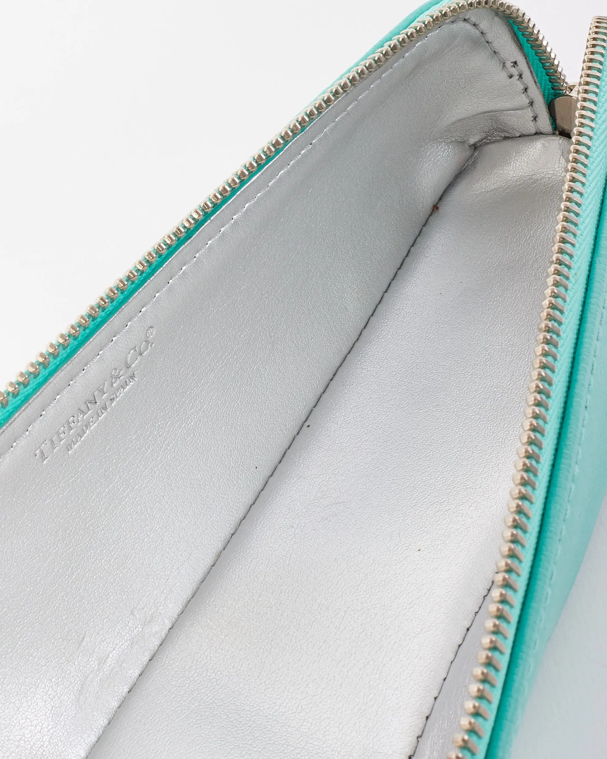 Tiffany & Co. Classic Tiffany Blue Leather Small Pencil Case