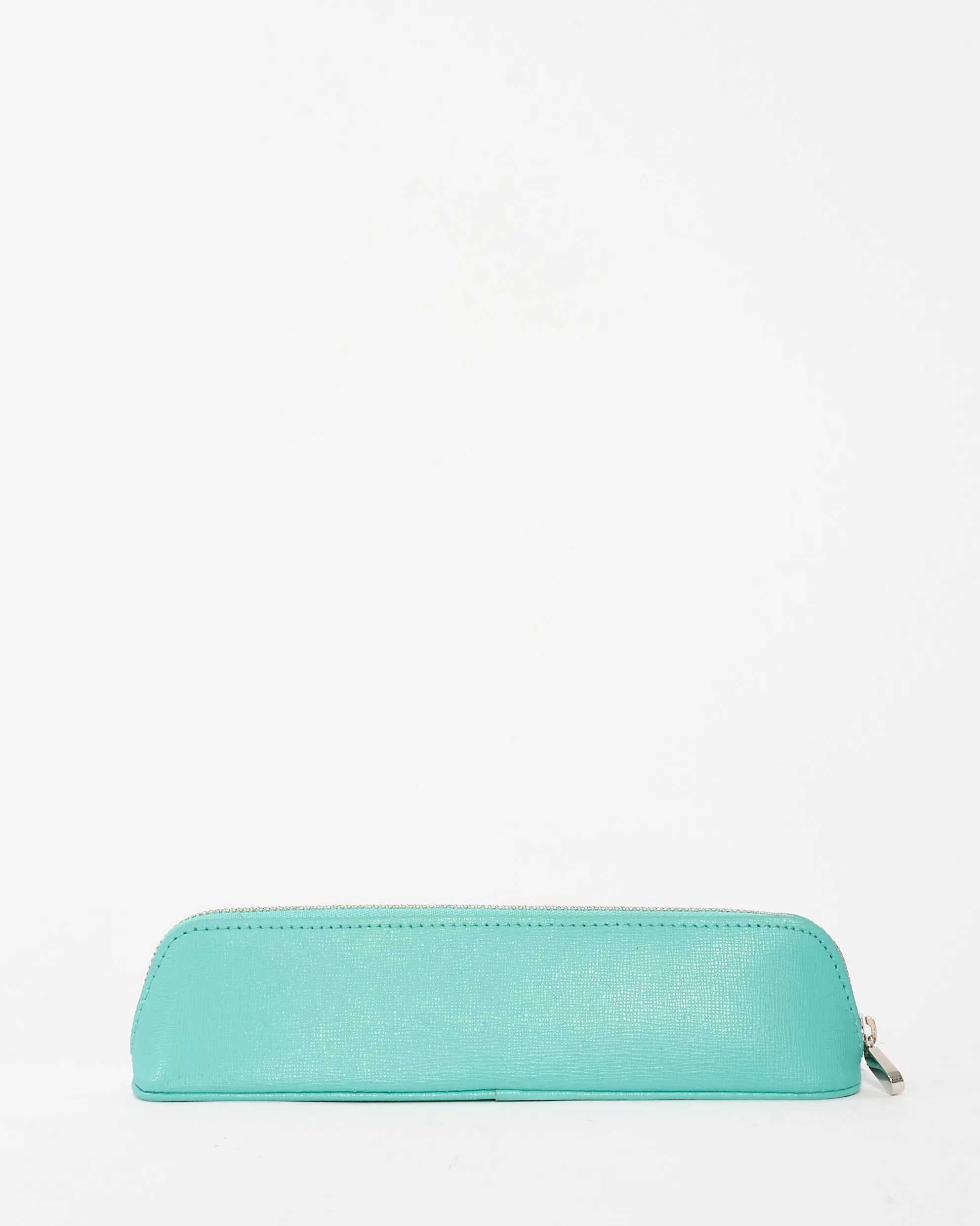 Tiffany & Co. Classic Tiffany Blue Leather Small Pencil Case