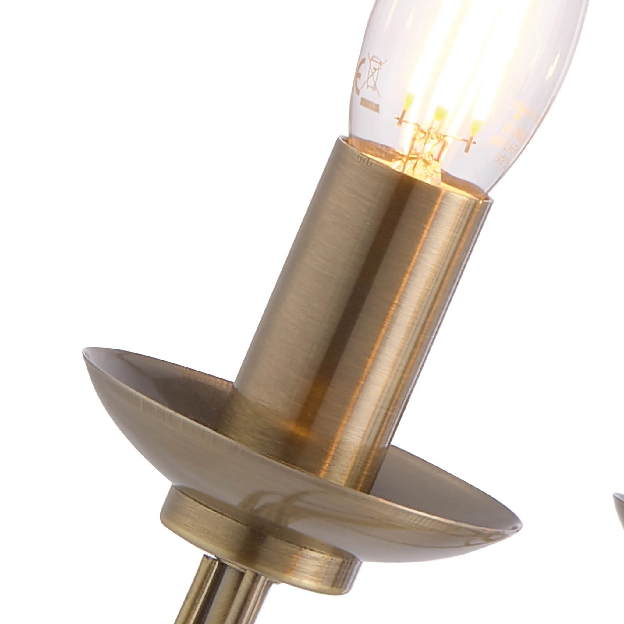 Tilney 5 Light Candle Chandelier Antique Brass