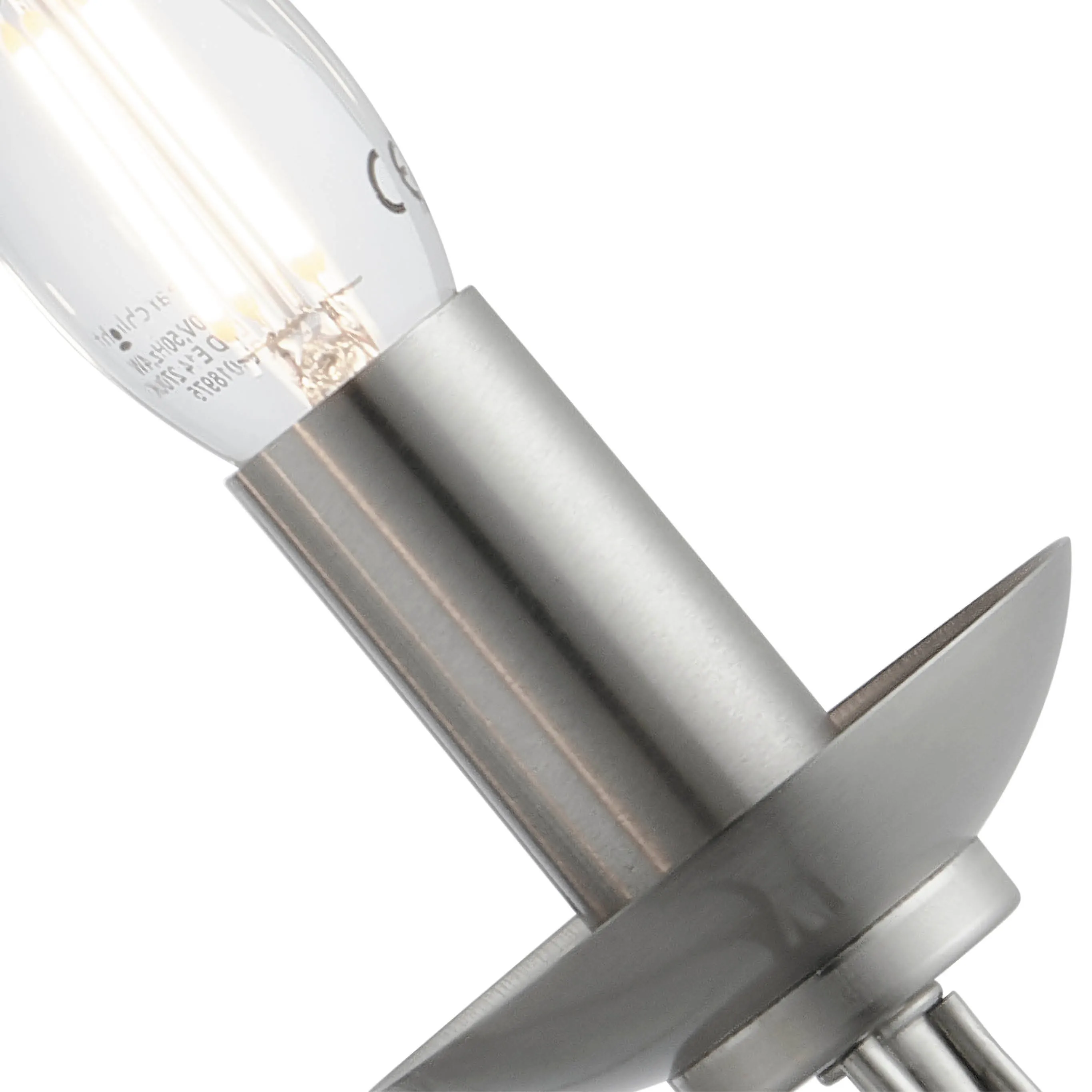 Tilney 5 Light Candle Chandelier Satin Silver