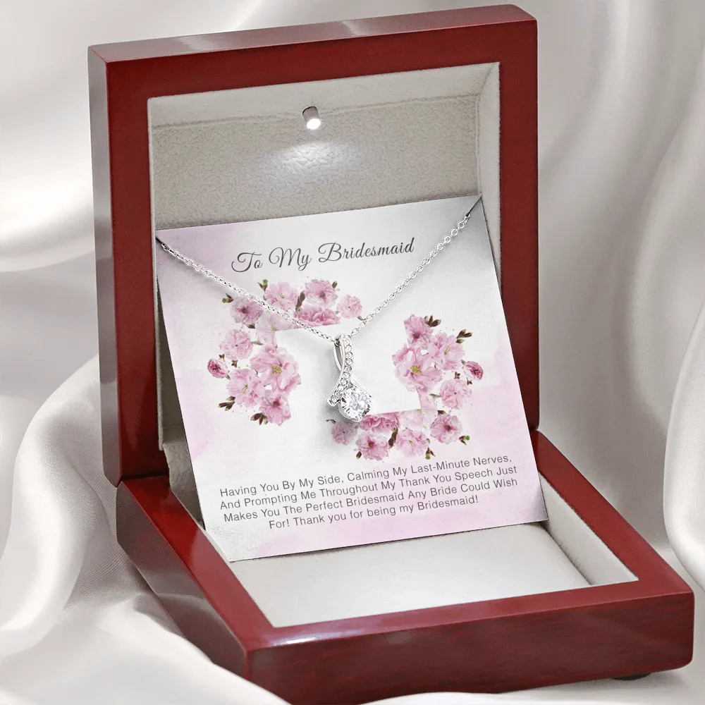 To My Bridesmaid - Thank You