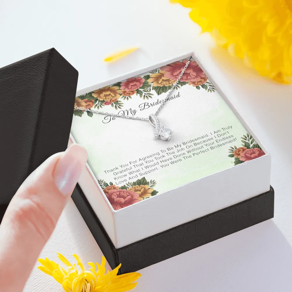 To My Bridesmaid - Thank you