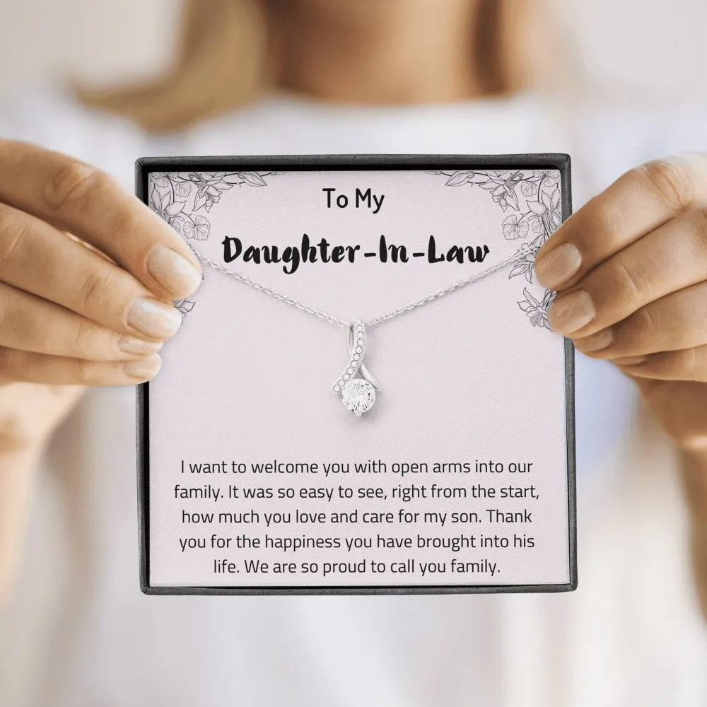 To My Daughter In Law Necklace