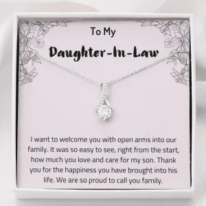 To My Daughter In Law Necklace