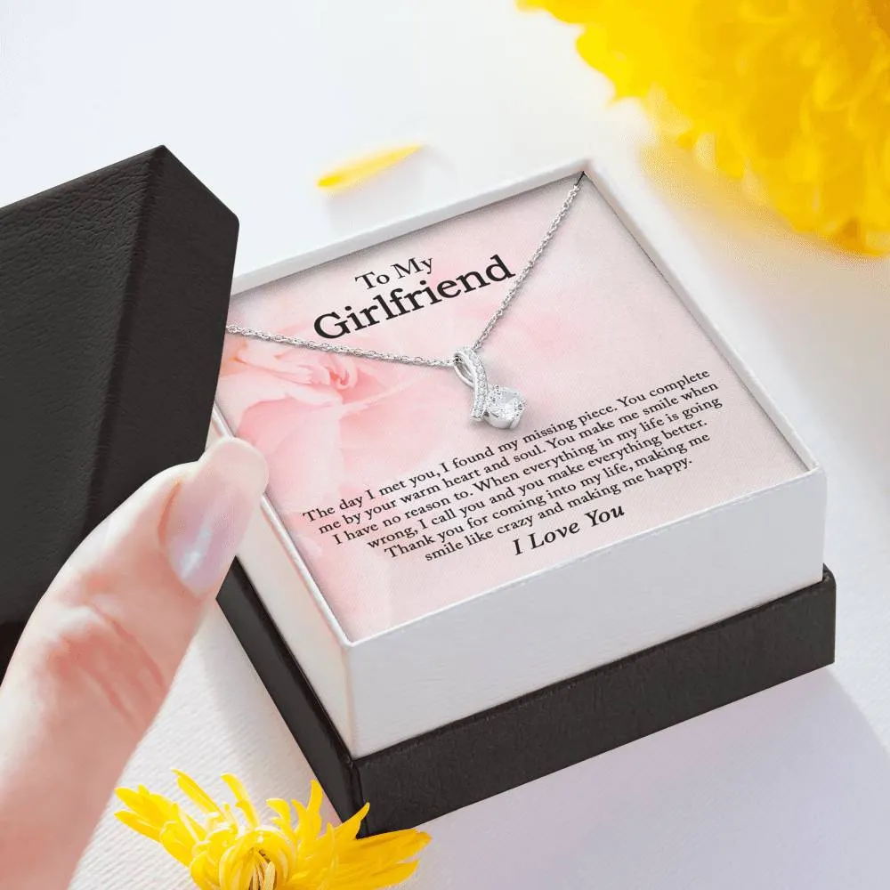 To My Girlfriend Necklace, Anniversary Gift for Girlfriend, Girlfriend Necklace, Girlfriend Birthday, Valentines Day Gift For Girlfriend