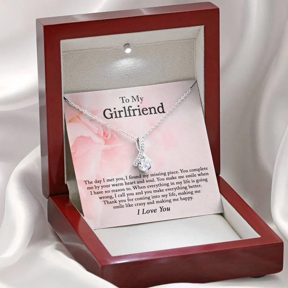 To My Girlfriend Necklace, Anniversary Gift for Girlfriend, Girlfriend Necklace, Girlfriend Birthday, Valentines Day Gift For Girlfriend