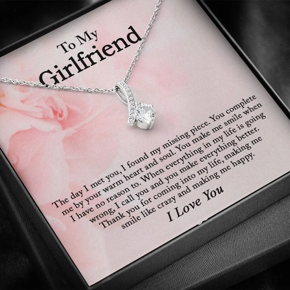 To My Girlfriend Necklace, Anniversary Gift for Girlfriend, Girlfriend Necklace, Girlfriend Birthday, Valentines Day Gift For Girlfriend